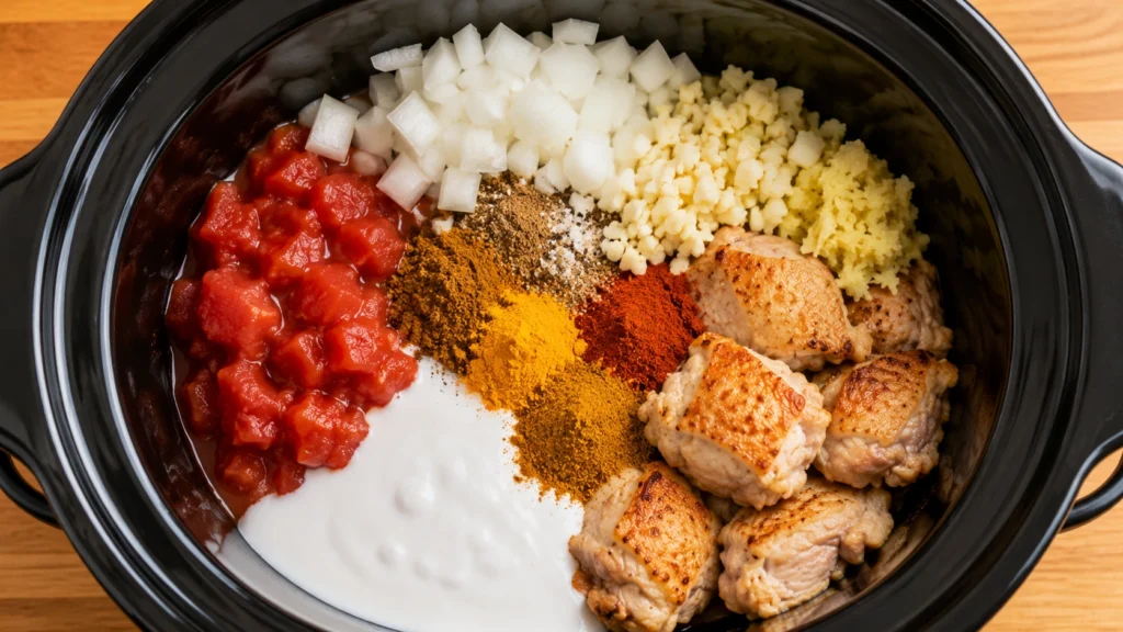 Adding Ingredients to the Slow Cooker