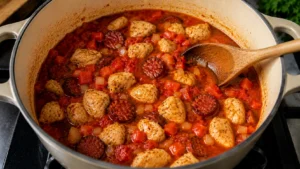Adding Tomatoes and Stock