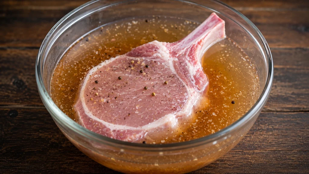 Brining the Pork Chop