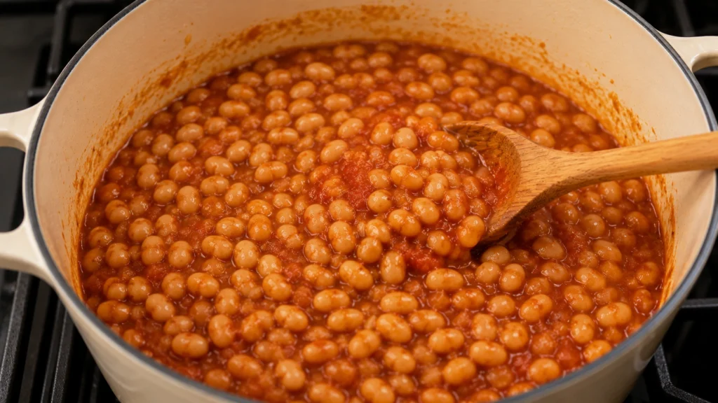 Combining Beans with Rich Tomato Sauce