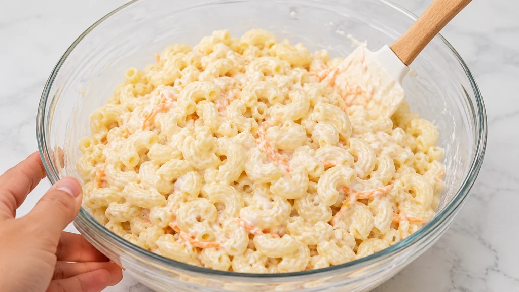Combining Pasta and Dressing
