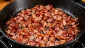 Cooking Bacon for Bacon Jam