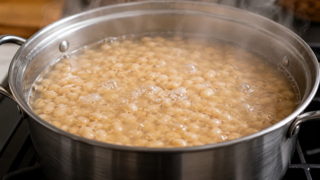 Cooking Tender Navy Beans on the Stovetop
