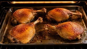 Crisping Duck Confit Under the Broiler