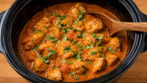 Finished Chicken Curry Ready to Serve