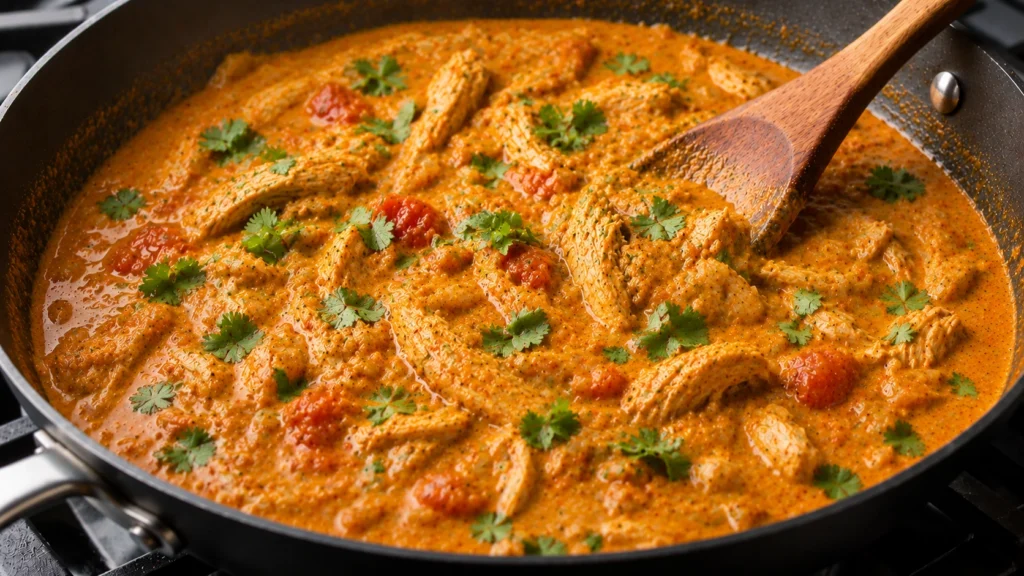 Finished Leftover Roast Chicken Curry