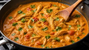 Finished Leftover Roast Chicken Curry