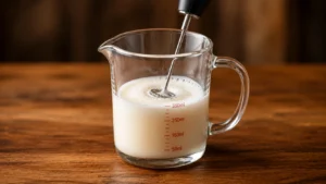 Frothing Milk for a Creamy Coffee Drink