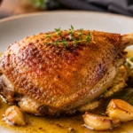 Gordon Ramsay Duck Confit Recipe Served with Crispy Skin