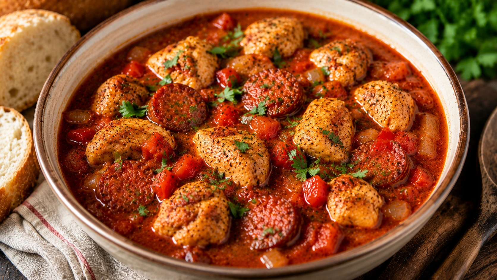 Jamie Oliver's Chicken and Chorizo Stew Recipe