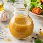 Mary Berry French Dressing Recipe in a Glass Jar