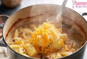 Melt in the cheese and adjust seasoning