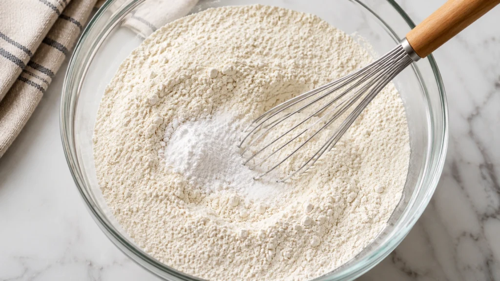Mixing Dry Ingredients for Sonoran Tortillas