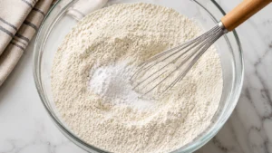 Mixing Dry Ingredients for Sonoran Tortillas