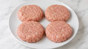 Shaping Turkey Burger Patties