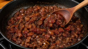 Simmering the Bacon Jam