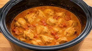 Slow Cooking the Chicken Curry