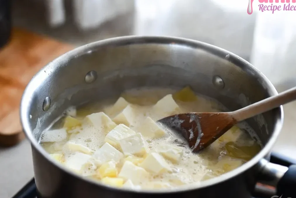 Stir in the creamy elements