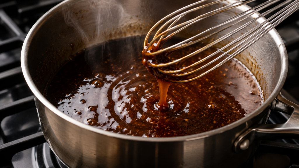 Thickening the Teriyaki Sauce