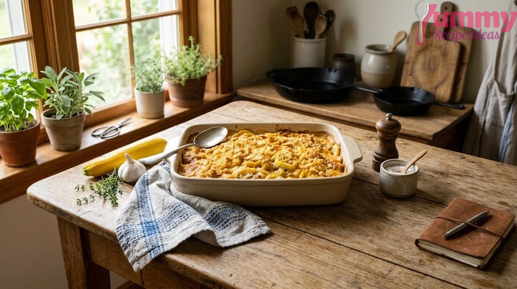 Brenda Gantt's Squash Alabama Casserole Recipe
