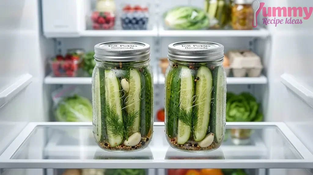 Chilling Refrigerator Pickles