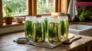 Cooling Homemade Pickles