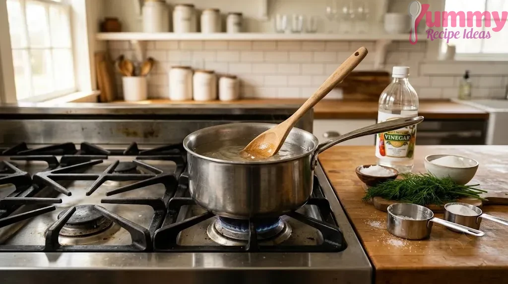 Making Pickle Brine