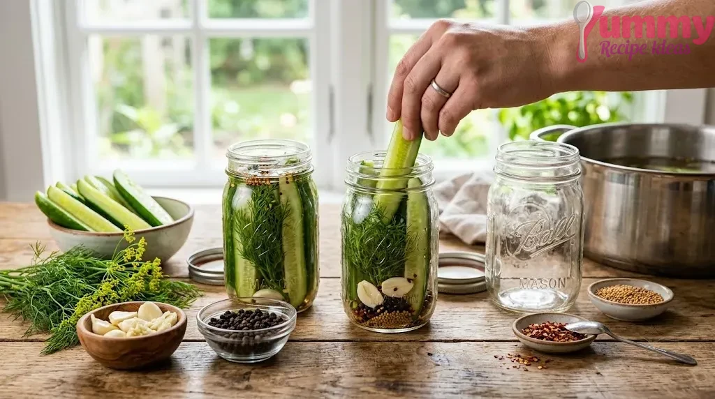 Packing Pickle Jars