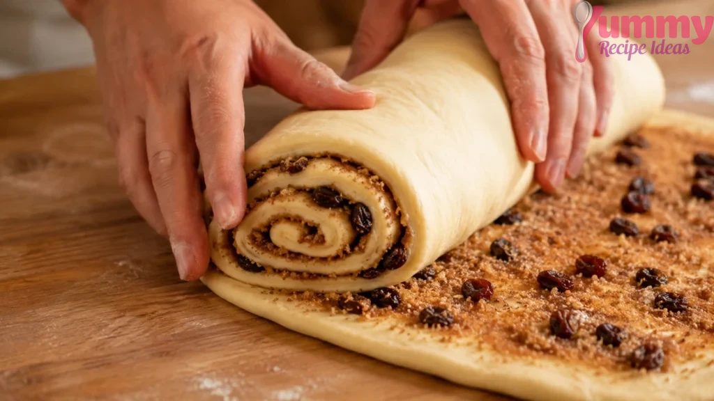 Rolling Cinnamon Dough