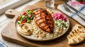 Serving Homemade CAVA Harissa Honey Chicken