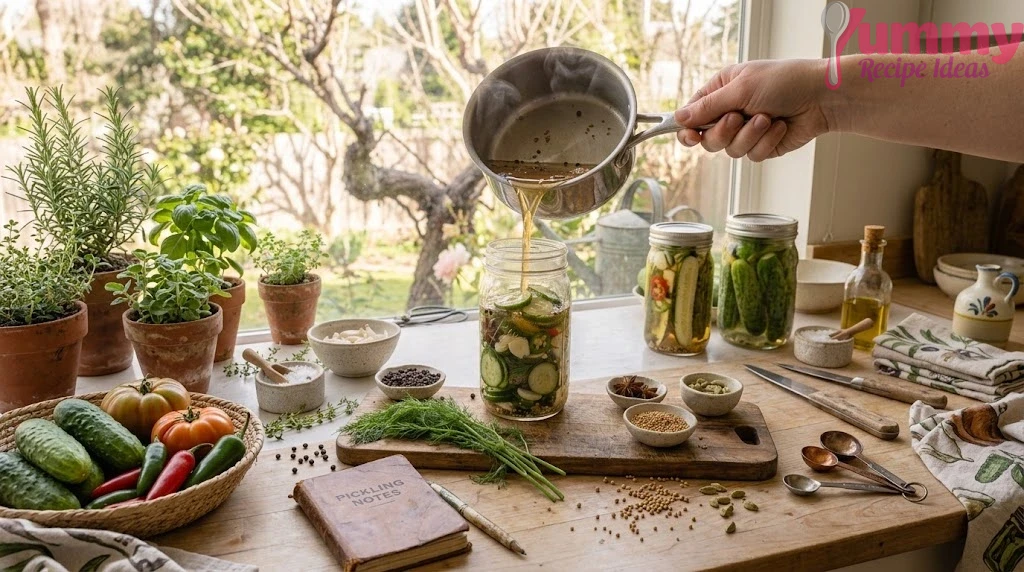 Add the Cucumbers