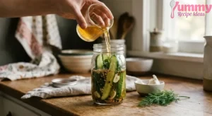 Pour in the Cooled Brine