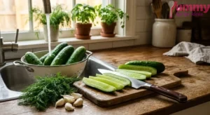 Prepare the Cucumbers